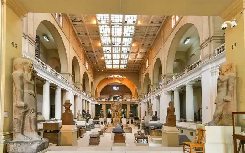 Artifacts inside the Egyptian Museum, Cairo, featured in 4 Days Egypt Packages